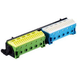 Hager FZ383 Mount with 2x22 PE/N Terminals, QuickConnect