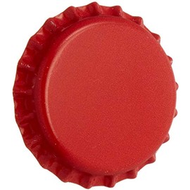 North Mountain Supply Beer Bottle Crown Caps - Red - Oxygen Barrier - 500 Count