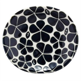 Mino Ware 132-5009 Indigo Blossom Oval Plate, Made in Japan