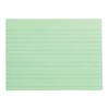 School Smart Green Newsprint Practice Paper, 3/4 Inch Rule, 12
