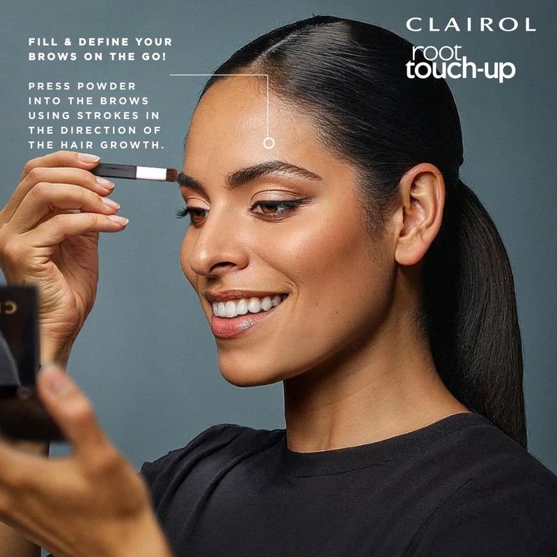 Clairol Root Touch-Up Temporary Concealing Powder, Black Hair Color, Pack