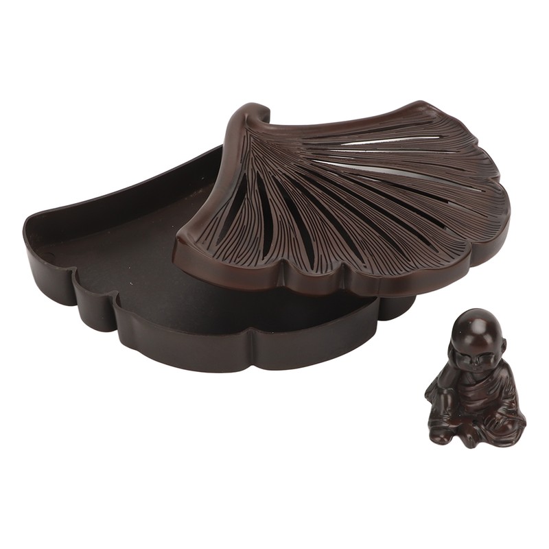 Ginkgo Leaf Incense Burner Antique Exquisite Zinc Alloy Incense Burner