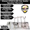 Xtenzi 2 Pair Car Speaker Harness Set Compatible with Chrysler,
