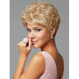 hairuwear Eva Gabor Acclaim Short Layered Large Size Comfort Cap Wig, Mahogany Mist
