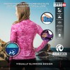 Aqua Design Womens Comfort Fit Long Sleeve Swim Surf Rash