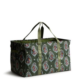 Vera Bradley Women's Ripstop Polyester Large Utility Tote, Kew Gardens Green