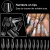 Puntas De Uñas De Bailarina Acrílicas Medio Mate 480pcs