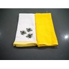 Lex's Linens Embroidered Waffle & Toweling 2 Pack Tea Towel