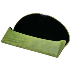 Pearl Glasses Case Semi-Hard Type Green SA-52M GE