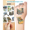 YanZonic 150Pcs United States Map Temporary Tattoos for Kids -