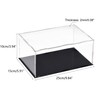 Recogwood Acrylic Clear Display Case, 25 x 15 x 10cm