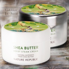 Nature Republic skin care skin moisture shea butter moist steam cream for normal to dry skin 2pcs 100ml / 네이처리퍼블릭 피부관리 피부촉촉함 쉐어버터 모이스트 스팀 크림 중건성용 2개 100ml
