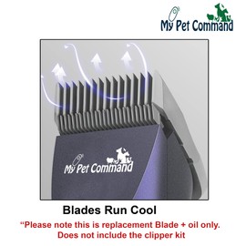 My Pet Command Replacement or Additional Blades/Guides for Cordless Pet Clipper Model Number MPC15DS