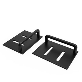 Camotokiit One Set (2) of C Striker Plates # 77544 Fit for LEER Truck Cap 100XL / 100LE / 100XQ Rear Door Latch