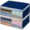 Astro 131-34 Clothes Storage Box, Set of 2, Navy Non-woven