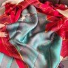 Fashion Scarves 100% Satin Silk Scarf Long Lightweight Sunscreen Shawls