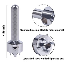 JADSOrBoBi Turn Button Twist Lock Canvas Hole Punch Cutting Tool, Common Sense Fastener Punch Tool, Steel Eyelet Cutter for Canvas, Sailcloth, Tarp, Compatible with Turnbutton Fasteners Only