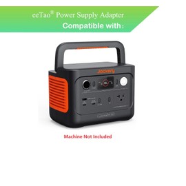 eeTao AC/DC Adapter Charger Compatible with Jackery Explorer E240 v2 240 v2 Portable Power Station 256Wh LiFePO4 Battery 5V/3A 9V/3A 12V/3A 15V/3A 20V/5A Power Supply Cable Cord