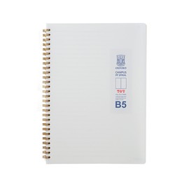 oxford Milk PP Spring Note B5 Left Bin 2 Split 80 Sheets Oxford DJ45B52 / 밀크PP 스프링 노트 B5 좌철 2분할 80매 옥스포드 DJ45B52