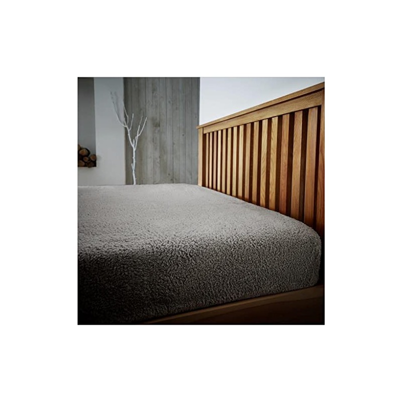 Luxury Teddy Fleece Fitted Sheet, Warm & Cosy Bed Linen