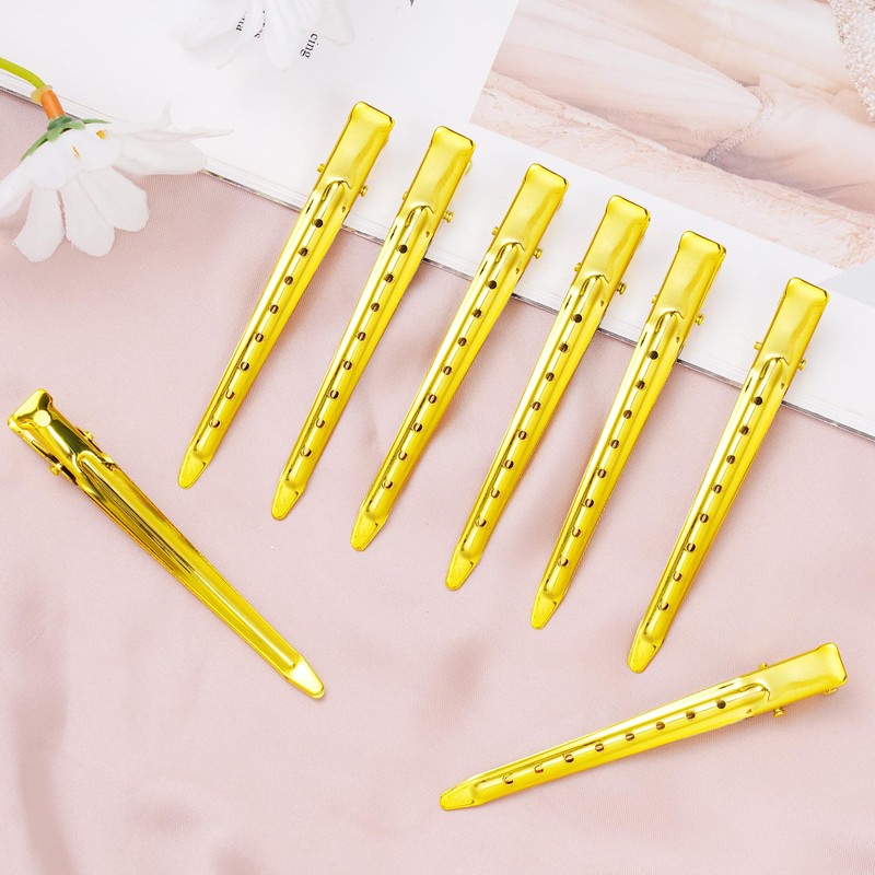 24 Packs Duck Bill Clips, Bantoye 3.35 Inches Rustproof Metal
