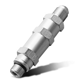 23535129 Fuel Check Valve Regulator Fit for Detroit Diesel Series 60 14L Engine, Fuel Check Valve M14 x 1.5 Male to 5/8-18 Male Pipe