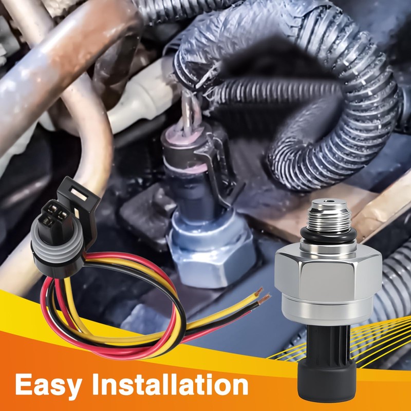FUSCH 7.3L Diesel Injection Control Pressure Sensor with Harness, ICP