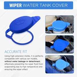 Upgraded 4Pcs Windshield Washer Fluid Cap Wiper Reservoir Tank Cap Compatible for Ford Transit Connect 2018-2020 NEW