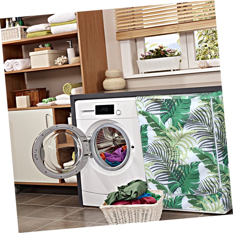 HONMEET Washing Machine Cover Protective Sleeve with Upgraded Coating Dust