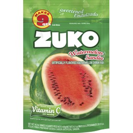 Zuko Watermelon Instant Powder Drink | Family Pack | No Sugar Needed | Vitamin C | 14.1 Ounce (Pack of 6)
