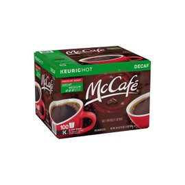 McCafe Premium Roast Decaf Coffee, K-CUP PODS, 100 Count