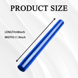 Hirificing Tint Film for Taillight Headlight Fog Light, 12×48 Inches Vinyl Self-Adhesive Car Tail Light Tape, Brake Light Headlight Cover Protection Film Color Shiny Chameleon Sticker (Dark Blue)