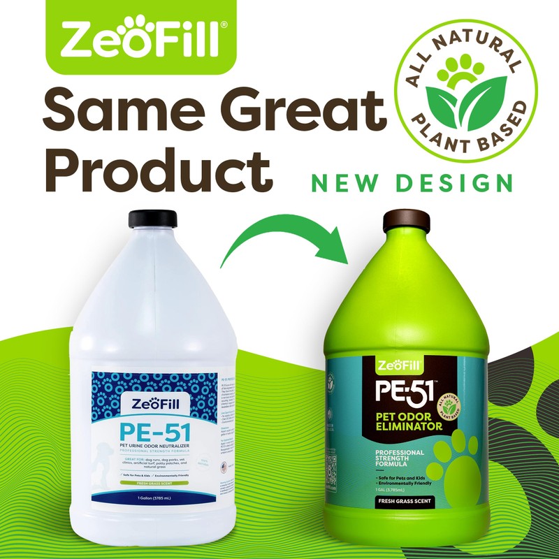 ZEOFILL PE-51 Pet Urine Odor Eliminator - Professional Pet Urine