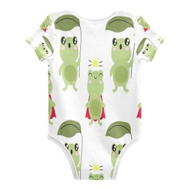 vvfelixl Baby Girl Short Sleeve Bodysuits,Waxwing Birds Babies'Onepiece Outfit for Infant Boy Newborn 0-24 Months, Color 7, 3-6M