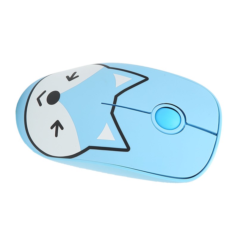 Wireless Mouse Mute Cute Cartoon Style 3 Smart Sleep Modes