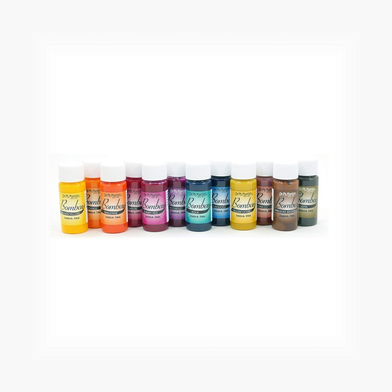 Dr. Ph. Martin's Bombay India Ink, 14,2 g, set di