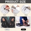 Wavwavw 2 Pairs No Tie Elastic Shoe Laces for Men