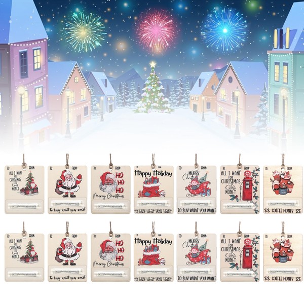 Sachie christmas money holders for cash,christmas tree decorations,2024 Christmas Money