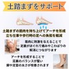 GETON 土踏まず 足用 アーチ サポーター 足裏 衝撃吸収 保護パッド 男女兼用 立ち仕事