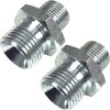 APUK Pair Hydraulic Adaptor 3/8" Male to 1/2" Male BSP