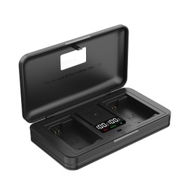 NP-FW50 Battery Charger, Rapid USB Charger with LCD Battery Capacity Display,Smart Dual Charger Kit for Sony ZV-E10, Alpha A6000 A6300 A6400 A6500 A5000 A5100 A7 A7II A7R A7RII A7S RX10 II III Camera