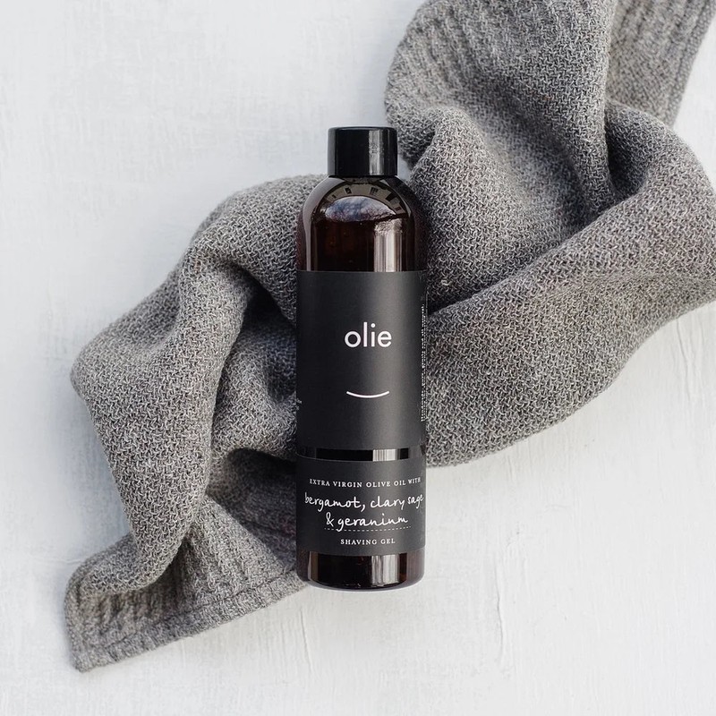 Olieve & Olie Shave Gel 250ml - Bergamot, Clary Sage