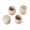 High Logic Pipe Leg Cap 0.9 inch (24 mm) Round A-116 White