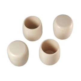 High Logic Pipe Leg Cap 0.9 inch (24 mm) Round A-116 White