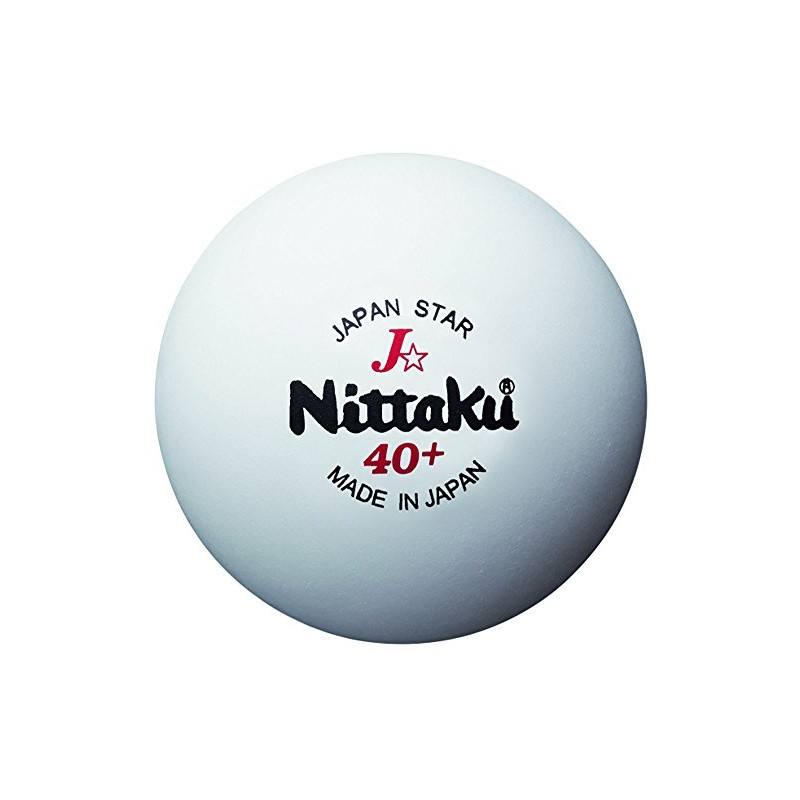 Nittaku NB-1340 Table Tennis Balls, For Practice, Japan Star, Pack