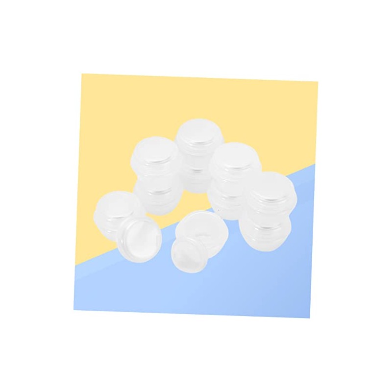 Tarros Crema Forma Hongo Plástico Transparente