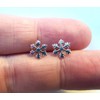 Snowflake Earrings Sterling Silver Christmas