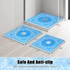 Square Shower Mat Non Slip: 27x27 Inch Extra Large Shower