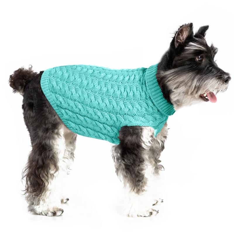 NACOCO Classic Dog Sweater Knitted Turtleneck Dog Sweater Warm Winter