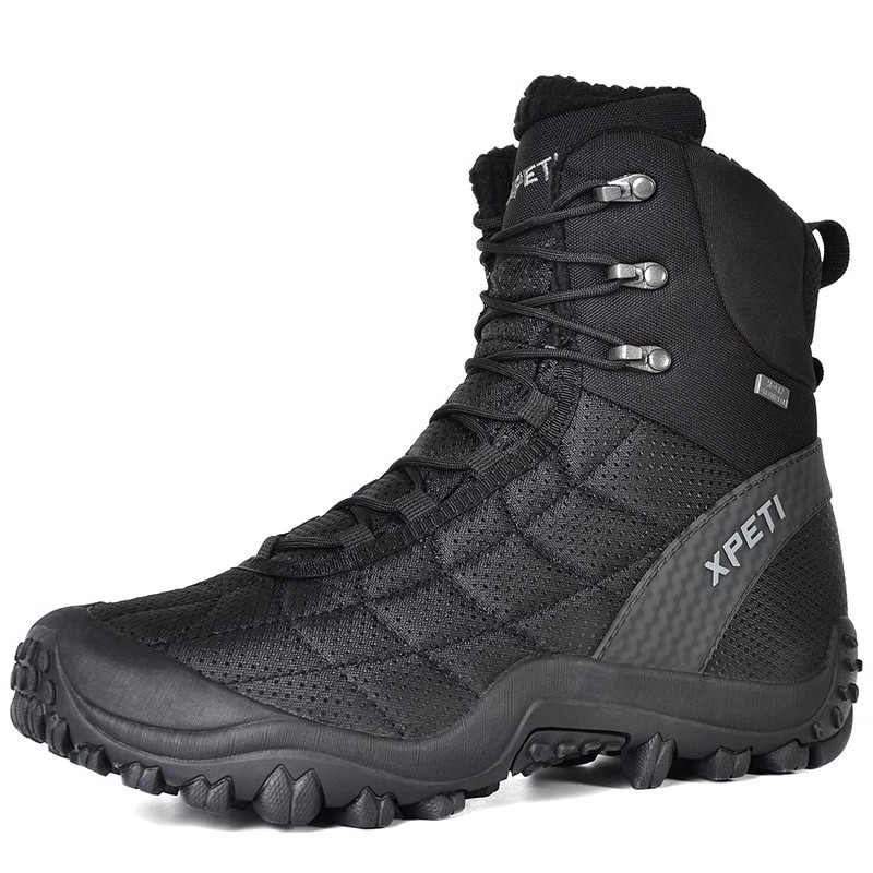 XPETI Men’s Crest Thermo Snow Trekking Boot, Insulated, High-Traction Grip